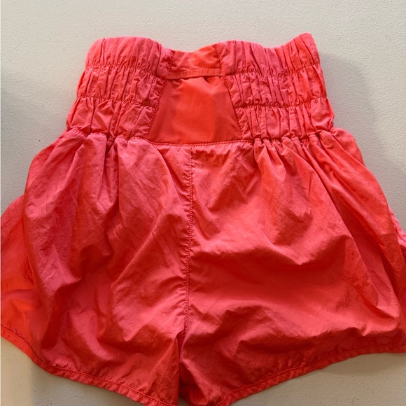 FP Movement The Way Home Shorts Orange Lined Size Small High Elastic Waist - Picture 6 of 6